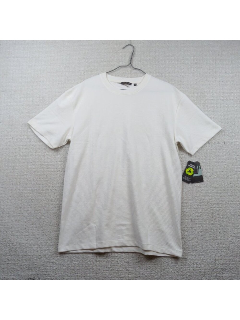 NWT*Burnside T-Shirt Off-White Essentials Eco Collection Men Sz M Preppy Read